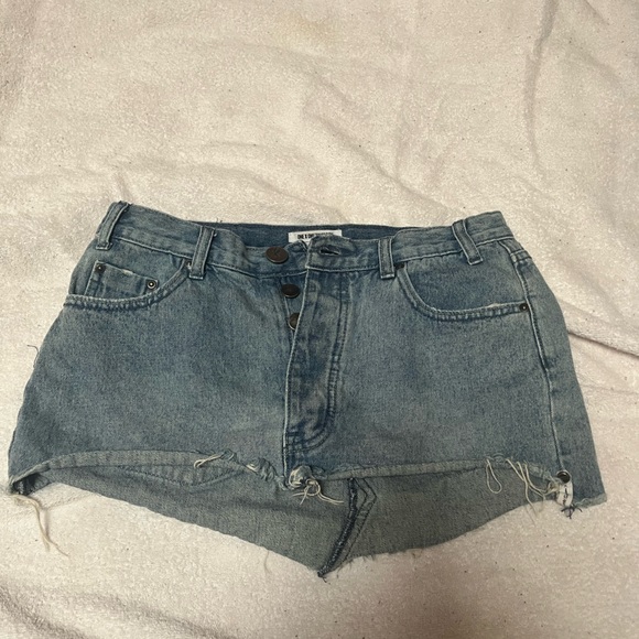 Free people mini jean skirt - Picture 1 of 5